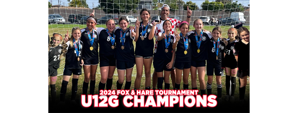  U12 Girls Fox and the Hare Tournament Champions